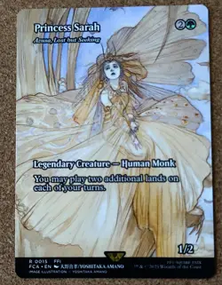 MTG Final Fantasy Princess Sarah Azusa Lost but Seeking Full Art Pack Fresh - Image 1