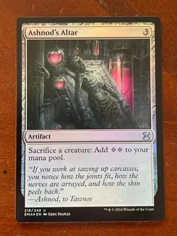 MTG Magic the Gathering Eternal Masters Ashnod's Altar Foil NM - Image 1