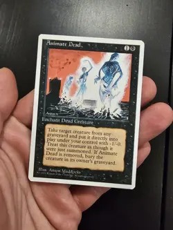 MAGIC THE GATHERING 5th EDITION ANIMATE DEAD NM ENGLISH MTG - Image 1