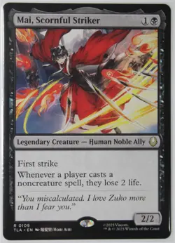 Mai, Scornful Striker #109 R Non-Foil NEW MTG TLA - Image 1