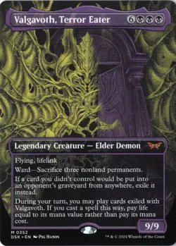 Valgavoth, Terror Eater (Showcase) M Duskmourn: House of Horror 352 NM - Image 1