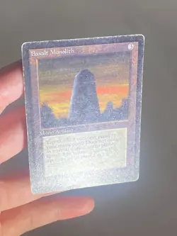MTG Basalt Monolith Beta Magic the Gathering - Image 2