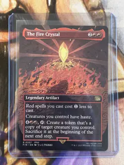 The Fire Crystal (Regular) Borderless MTG Final Fantasy English - NM 🔥 - Image 3