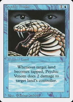 Psychic Venom - Revised Edition (3ED) - MTG Rare English Non Foil - Image 1