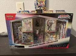 Pokemon TCG Prismatic Evolutions Premium Figure Collection Box Sealed IN HAND - Image 1