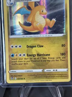 Dragonite - 131/195 - Holo Rare -Holo Pokemon Silver Tempest - Pack Fresh New - Image 3