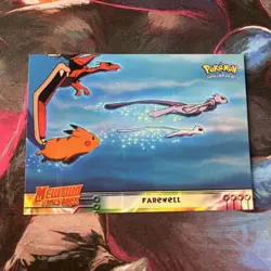 Topps Pokemon #39 Farewell, Raised Holo/Foil, Mewtwo Strikes Back, NM - Image 1