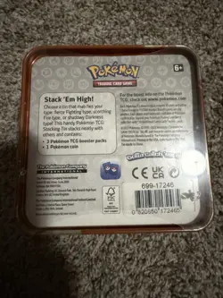 Pokemon TCG Fighting Stacking Tin - Factory Sealed - Image 2