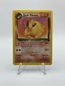 Dark Flareon 35/82 Team Rocket Regular Uncommon Pokemon TCG Vintage - Image 1