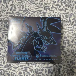 Phantasmal Flames Pokemon Center Elite Trainer Box ETB Brand New and Sealed - Image 1