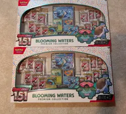 Pokemon TCG 151 Blooming Waters Boxes Set Of 2 - FACTORY SEALED - Image 1