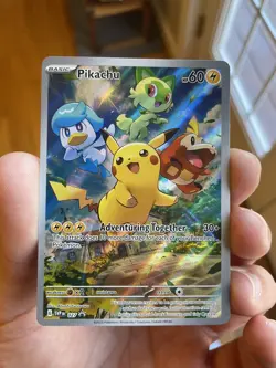 Pikachu 027 Near Mint Scarlet & Violet Black Star Promo #27 Pokemon TCG - Image 1