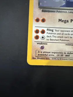 2000 Pokemon TCG Team Rocket Dark Machamp Holo Rare 10/82 WOTC Vintage - Image 4