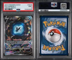 2023 POKEMON SWORD AND SHIELD CROWN ZENITH GG39 FULL ART/LUMINEON V - PSA 9 - Image 3
