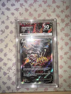 Pokemon TCG Giratina V Alt Art Lost Origin SWSH 186/196 - ACE 10 - English - Image 1