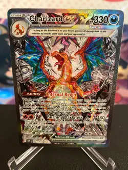 2023 POKEMON OBF EN-OBSIDIAN FLAMES SPECIAL ILLUSTRATION RARE CHARIZARD EX - Image 1