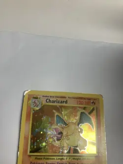 Pokemon TCG Charizard 4/102 Base Set Holo Rare Unlimited Damaged - Image 4