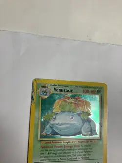 Pokemon TCG Venusaur Base Set Unlimited 15/102 Holo Rare Damaged - Image 4