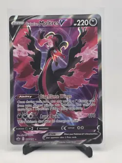 Pokemon - Galarian Moltres V - SWSH Chilling Reign - Full Art - 176/198 - NM - Image 1