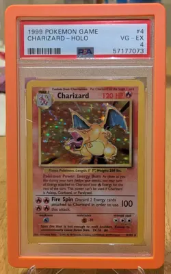 1999 Pokemon Game Charizard - Holo PSA 4 - Image 1