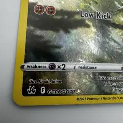 Pokemon TCG Riolu GG26/GG70 SWSH Crown Zenith Galarian Gallery Art Rare NM - Image 2