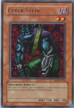 Yugioh Cyber-Stein DB2-EN100 Rare LP - Image 1