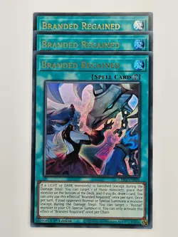Yu Gi Oh - 3x CH01-EN026 Branded Regained - Ultra Rare - Image 1