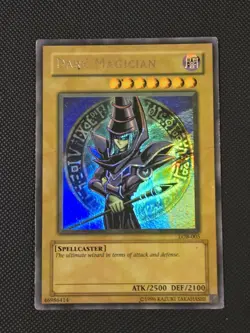 Dark Magician LOB-005 Unl Ultra Rare Faded HP - Image 1