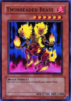 Twinheaded Beast - DBT-EN003 - Super Rare - Limited Edition - Lightly Played - Image 1