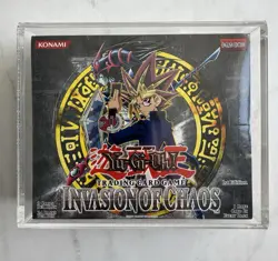Yugioh Invasion of Chaos SEALED Booster Box 1st Edition Dark Magician Of Chaos! - Image 1