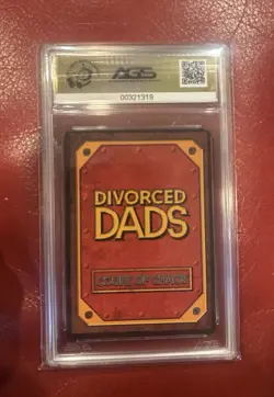 Divorced Dads Numbered Serialized Card Alimony The World Ender AGS 9.5 Holo TCG - Image 2