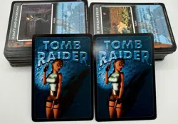 1999 Tomb Raider Collectible Card Game-170 Card Lot - Image 2