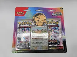 Pokemon Prismatic Evolutions 2-Pack Blister w/ 2025 Eevee Pokemon Day Promo Card - Image 1