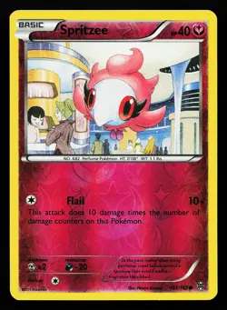 Spritzee 105/162 Reverse Holo BREAKthrough Pokemon Card - Image 1