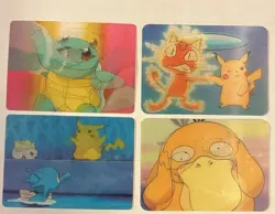 Pokemon Viz Video 3D Lenticular Card Lot - Image 1