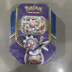 2016 Magearna Tin Sealed Pokemon Card | 4 x Booster Pack XY-series Assorted - Image 1
