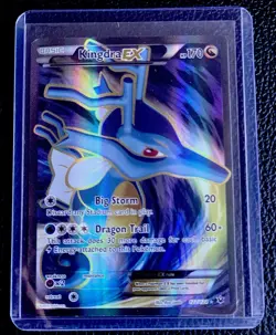 Kingdra EX Full Art Holo Ultra Rare Pokemon Card 122/124 GREAT CONDITION - Image 1