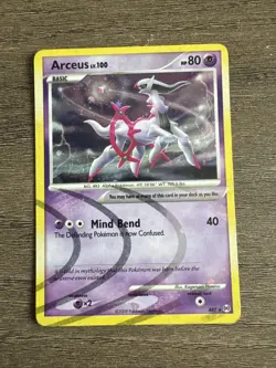 Arceus AR7 Platinum Holofoil Card Rare - Image 1