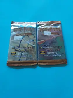 Harry Potter Trading Card Game Booster Pack Vintage Still Sealed Lot 2 - Image 1