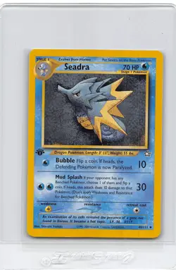 SEADRA 48/111 - 1ST EDITION - Neo Genesis - VINTAGE WOTC Pokemon Card - NM - Image 1