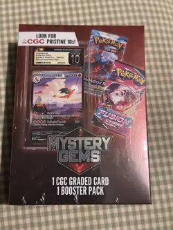 Pokemon Mystery Gems Booster Pack & 1 CGC Graded Card New - Image 2