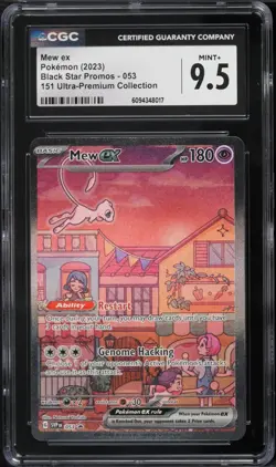 CGC 9.5 Mew ex 151 Ultra Premium Collection Promo 2023 Pokemon Card #053 - Image 1