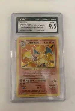 2023 Charizard Classic Collection Holo Pokemon Card 003/034 (CGC 9.5 Mint+) - Image 1