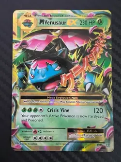 Pokemon TCG XY Evolutions Mega Venasaur EX Card 2/108 HP - Image 1