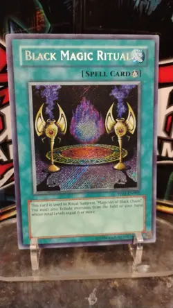 BLACK MAGIC RITUAL Foil Holo YU-GI-OH Trading Card PP01-EN002 - Image 1