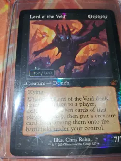 MTG RVR Lord of the Void (Serial Numbered) Ravnica Remastered Foil 157/500 - Image 1