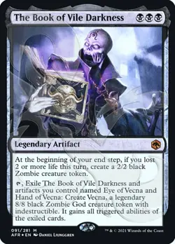 1x The Book of Vile Darkness - Foil - Ampersand Promo NM-Mint, English Unique & - Image 1