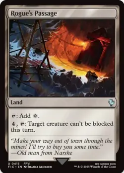 1 x Rogue's Passage - Final Fantasy Commander - LP - MTG - Image 1