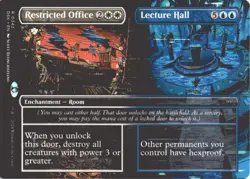 MTG Restricted Office // Lecture Hall (Borderless) Normal NM Duskmourn: House of - Image 1