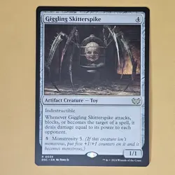 Magic MTG-Giggling Skitterspike Duskmourn DSC R #39 - Image 1